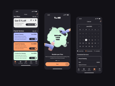 An iOS or Android app with strong UX and clean UI