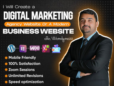Agency Website, Digital Marketing Agency Website, WordPress Designer