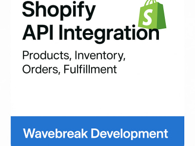 Shopify API Integration Products, Inventory, Orders & Fulfillment (GraphQL)