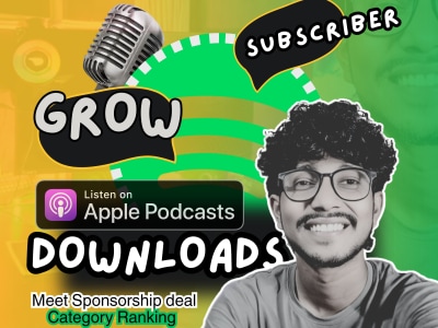 Podcast Marketing Ranking Increase Spotify Downloads Reviews & Sponsorships