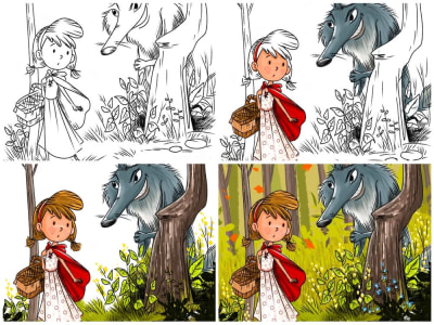 Hand-Drawn Children’s Book Illustrations (No AI)