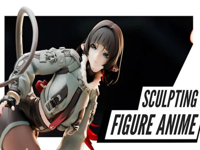 High quality anime figure sculpting for 3d printing