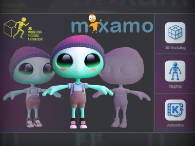 3D Character Modeling & Rigging for Games & website (Low Poly + High Poly)