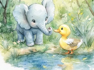 Watercolor & Soft Pastel Storybook style Children’s Book Illustrations