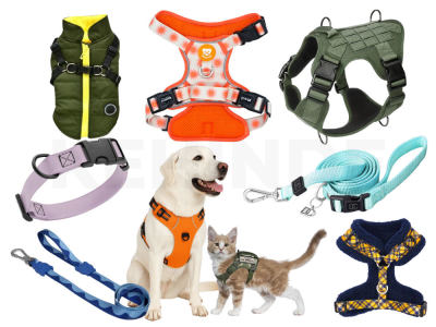 Pet wears designer tech pack pet attire dog harness designer collar