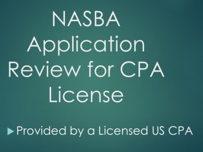 NASBA Application Assistance for CPA License