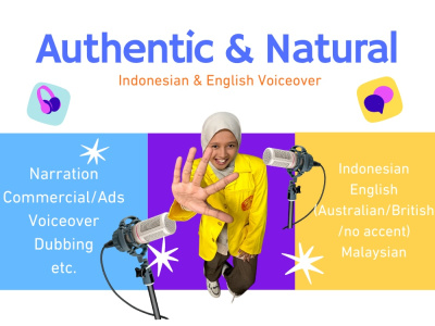 A female Indonesian (or Malay) voice over or narration
