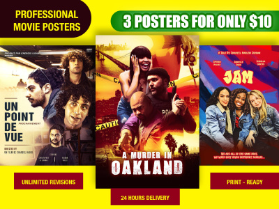 Professional & Creative Film poster | Drama & Movie Poster Design
