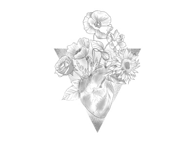 A custom tattoo sketch by a professional tattoo artist