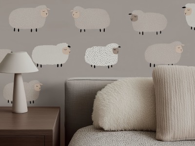 Kids room seamless pattern design for wallpaper & textiles