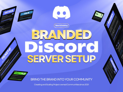 A branded discord server that authentically represents your community