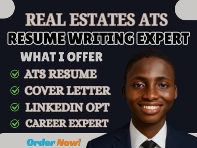 A Ats resume Real estate resume construction cover letter linkedln opt