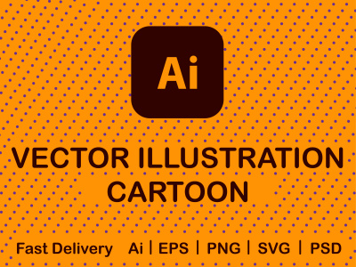 A Vector Illustration, Cartoon style, vectorworks