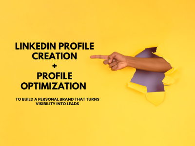 SEO optimized LinkedIn Profile and Company Page to attract inbound lead