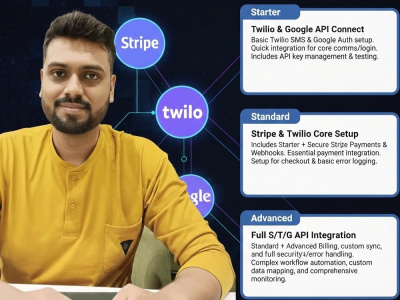 Secure Stripe, Twilio, Google API Integration for Lovable.
