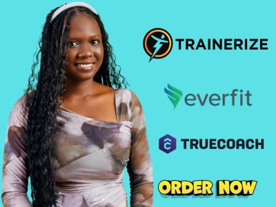Complete Trainerize, Everfit or TrueCoach setup for online fitness coaching