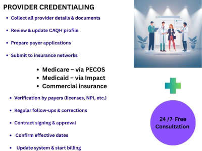 Credentialing, Contracting, and Provider Enrollment services