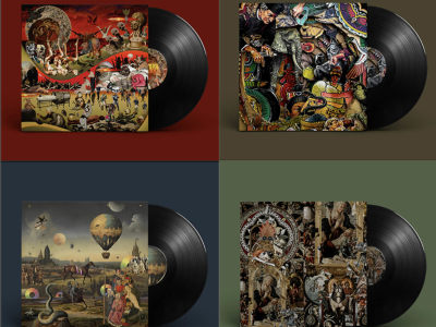 Digital collage artwork for album, single, or mixtape