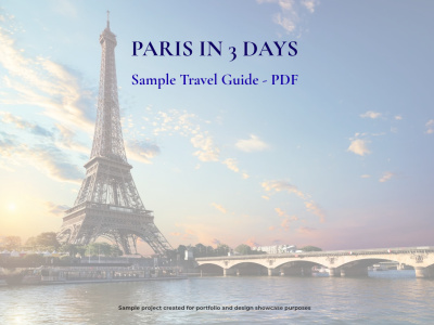 Travel Guide & Welcome PDF Design in Canva for Tourism Projects
