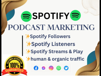 Apple & Spotify Podcast Promotion — Reach 0-1M Downloads, Top Chart Ranking