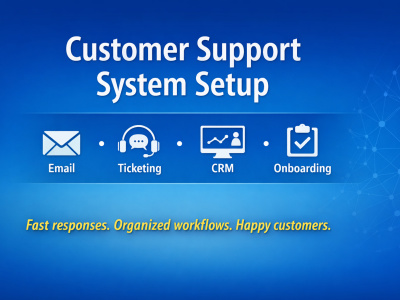 Customer Support Setup: Email, Ticketing & CRM Workflow