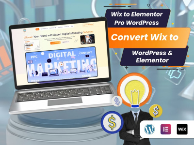 Responsive Web Design & Web Development for Wix to Elementor Migration