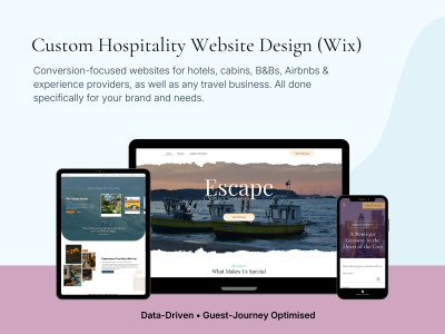 A clear, guest-friendly Wix website for your travel or hospitality business