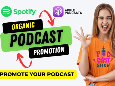 Promote your podcast on Spotify and Apple Podcasts for organic growth