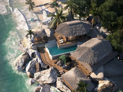 3D rendering for architecture interior resort hotel and hospitality project