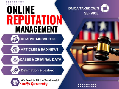 Dmca Takedown & Online Reputation Management Service to For Social media