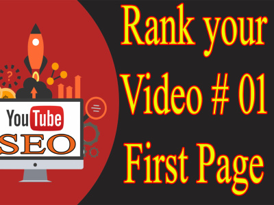Rank your youtube videos first page by SEO