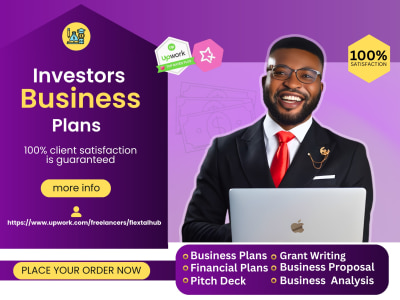 Business Plan writing for Business loans including Financial Projections