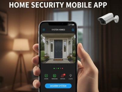 Home Security Mobile app|| Android & IOS Mobile App