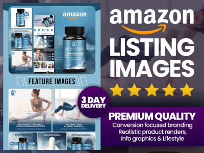 Amazon Listing Images | Infographics, Lifestyle, Comparison & Hero Images