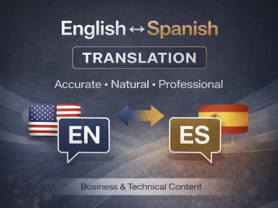 Professional English ↔ Spanish Translation | Technical & Business Content