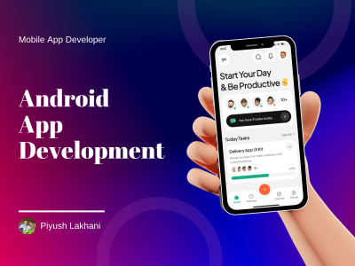Android app using Kotlin, Java, and Mobile App Developer for Android