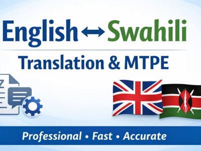 Accurate, high-quality English to Swahili translation