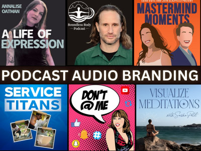 A intro/outro that perfectly matches the tone of your podcast 🎉