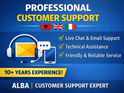 Provide professional customer support via chat, email and phone