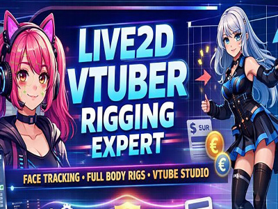 Professional Live2D VTuber Rigging for VTube Studio (Smooth & Natural)