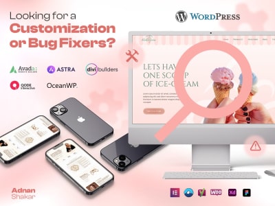 WordPress Custom Theme | WP Theme Expert | Elementor | Divi | Avada