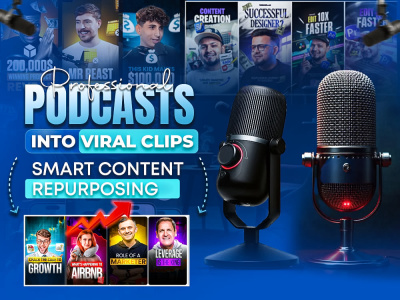 Captivating podcast clips, expertly edited for impact!
