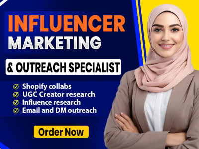 Influencer marketing manager and outreach expert