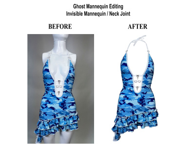 Ghost Mannequin Photo Editing, Retouching & Apparel Image Manipulation