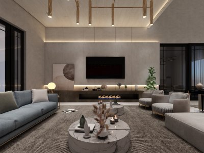 Residential and commercial space interior 3d design and visualization