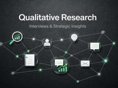 Qualitative interviews & strategic insight report for business decisions