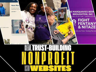 Custom nonprofit website that clearly explains your mission & builds trust