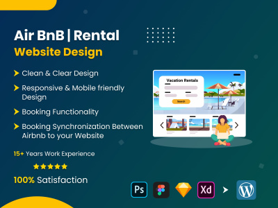 Airbnb Booking Website Design | Airbnb and Vacation Rental Booking Website