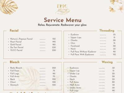 Modern Menu designs and Canva templates