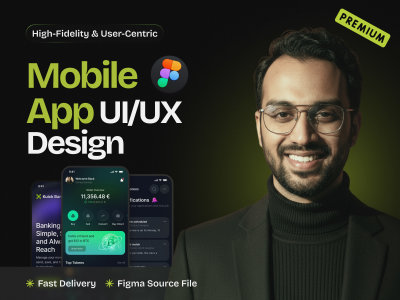 A modern mobile app UI UX design in figma that users love